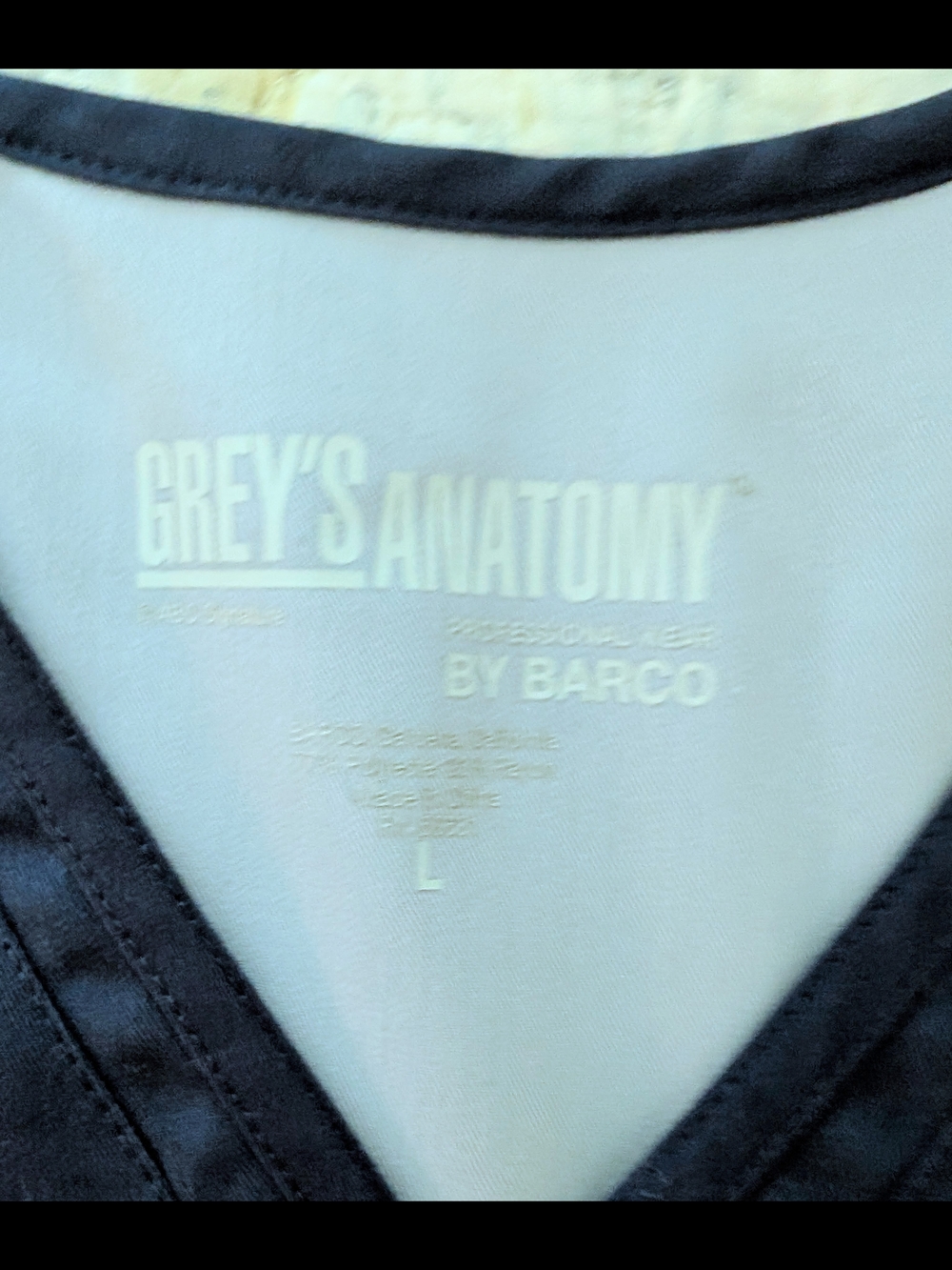 Grey's Anatomy Navy V-Neck Scrub Top & Pants Set - Picture 4 of 8